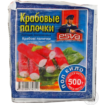 Крабовые палочки Esva замороженные 500г slide 1