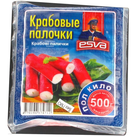 Крабовые палочки Esva замороженные 500г slide 2