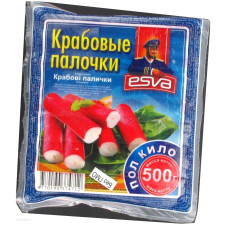 Крабовые палочки Esva замороженные 500г mini slide 3