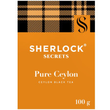 Чай чорний Sherlock Secrets Pure Ceylon 100г mini slide 2