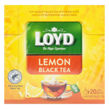 Чай чорний Loyd Lemon в пірамідках 1,7г х 20шт mini slide 2