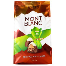 Цукерки Roshen Mont Blanc крем-праліне з подрібненим горіхом 240г mini slide 2