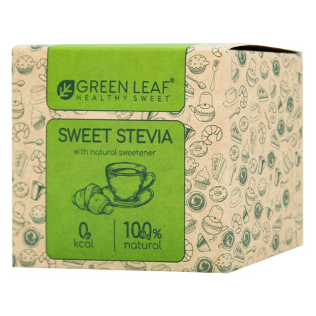 Заменитель сахара Green Leaf Сладкая стевия саше 50х4г slide 1