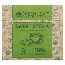 Заменитель сахара Green Leaf Сладкая стевия саше 50х4г mini slide 2
