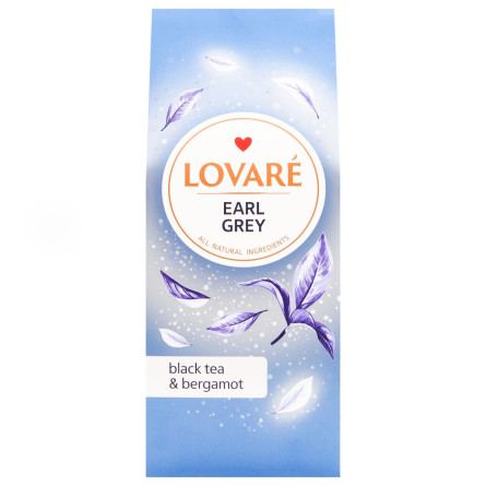 Чай чорний Lovare Earl Grey з бергамотом 80г slide 2