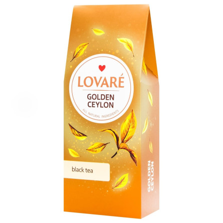 Чай черный Lovare Golden Ceylon 80г slide 1