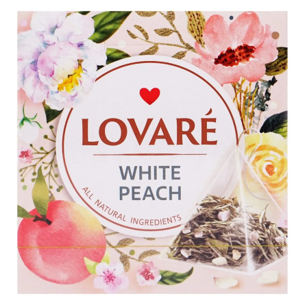 Чай Lovare White Peach 15шт*2г slide 2