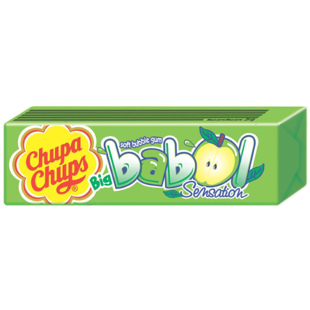 Жевательная резинка Chupa Chups Babol Зеленое яблоко 25г slide 1