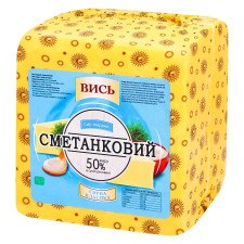 Сир Вись Сметанковий твердий 50% mini slide 1