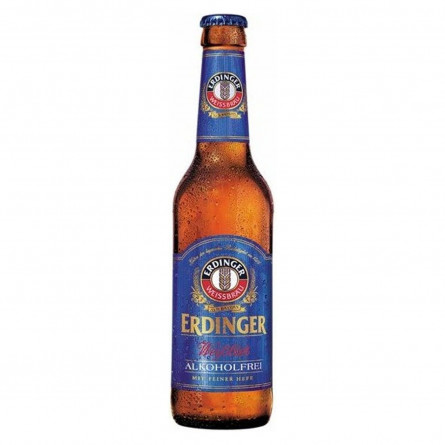 Пиво Erdinger Alkoholfrei солодове світле безалкогольне 0,4% 0,33л slide 1