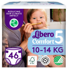 Підгузки Libero Comfort 10-14 кг Розмір 5 46шт mini slide 1