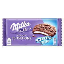 Печиво sensations oreo crem Milka 156г mini slide 1