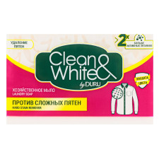 Мило господарське Duru Clean & White Проти важких плям 120г mini slide 2