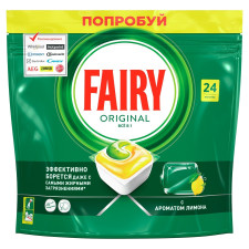 Таблетки Fairy Original для посудомоечных машин 24шт mini slide 1