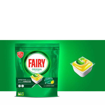 Таблетки Fairy Original для посудомоечных машин 24шт slide 2