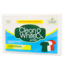 Мыло хозяйственное Duru Clean & White Универсальное 4шт х 125г mini slide 2