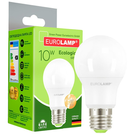 Лампа світлодіодна Eurolamp LED A60 E27 10W 4000K slide 1