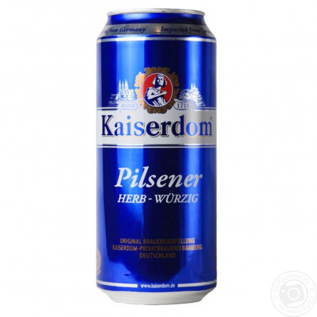 Пиво Kaiserdom Pilsener Herb-Wurzig світле 4,7 % 0,5л slide 1