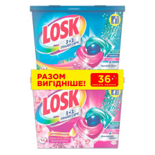 Капсулы для стирки Losk Малайзийский цветок 18шт + Color 18шт mini slide 1