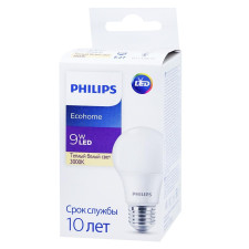 Лампа Philips Ecohome светодиодная 9Вт 3000К E27 mini slide 3