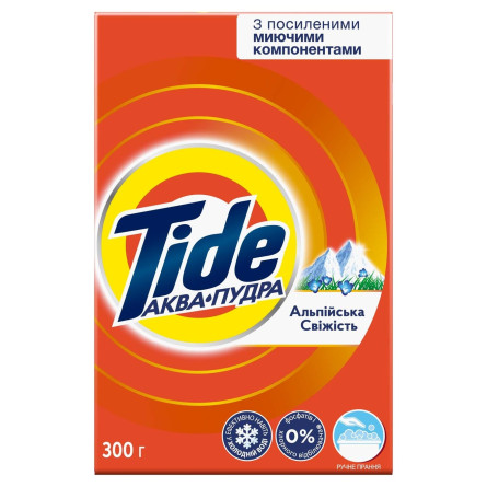 Пральний порошок Tide Аква-Пудра Альпійська свіжість для ручного прання 300г slide 8