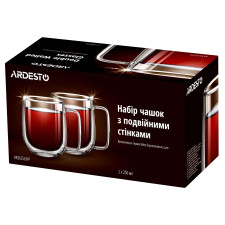Набор чашек Ardesto с двойными стенками 250мл 2шт mini slide 2