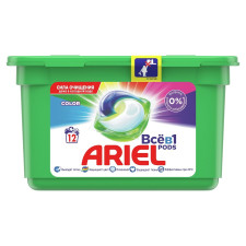 Капсули для прання Ariel Pods Все-в-1 Color 12шт mini slide 1