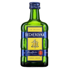 Лікерна настоянка Becherovka на травах 38% 50мл mini slide 1