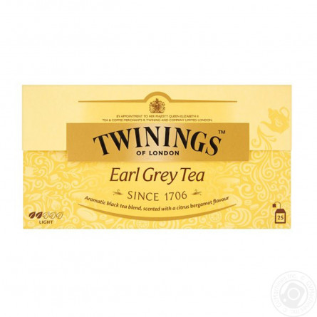 Чай чорний Twinings of London Earl Grey 25шт 2г slide 2