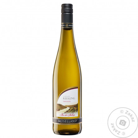 Вино Moselland Riesling Тrocken біле сухе 12% 0.75л slide 1