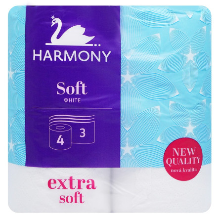 Туалетний папір Harmony Soft 3 шари 4шт slide 2