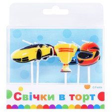 Свічки Party Favors фігурки іграшки 5шт mini slide 3