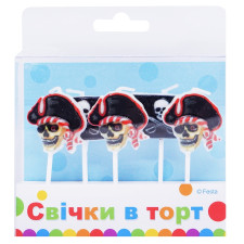 Свічки Party Favors фігурки іграшки 5шт mini slide 4