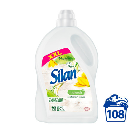 Ополіскувач для білизни Silan Naturals Аромат іланг-ілангу та ветиверу 2,7л slide 4