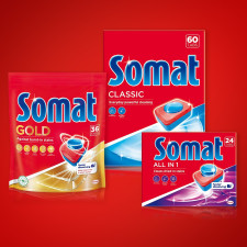 Таблетки для посудомийної машини Somat Gold 36шт mini slide 7