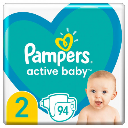 Подгузники Pampers New Baby 2 4-8кг 94шт slide 1