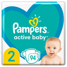 Подгузники Pampers New Baby 2 4-8кг 94шт mini slide 1