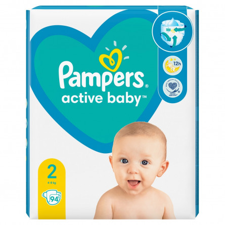 Подгузники Pampers New Baby 2 4-8кг 94шт slide 3