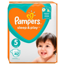 Подгузники Pampers Slee&Play 5 Junior 11-16кг 42шт mini slide 1