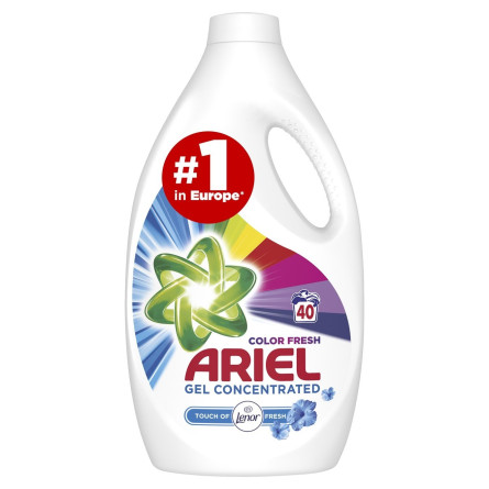 Рідкий пральний порошок Ariel Touch Of Lenor Color 2,2л slide 1