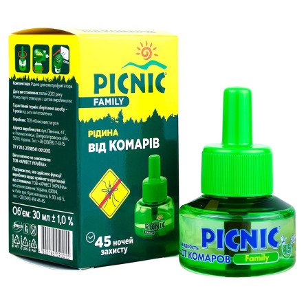 Рідина Picnic Family від комарів 30мл 45 ночей slide 8