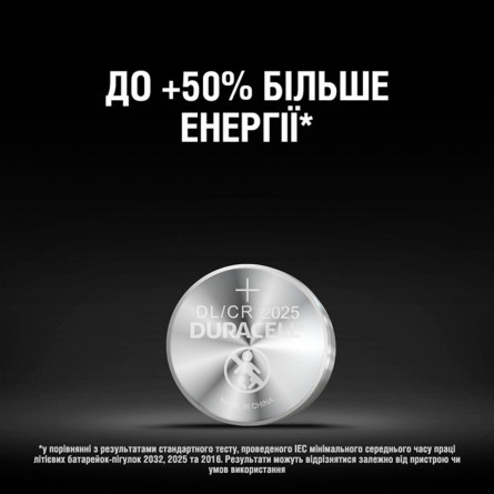 Батарейки Duracell CR2025 специализированные литиевые 2шт slide 4