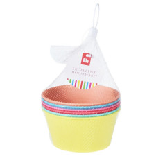 Набор салатников Excellent Houseware пластиковых 12,5см 6шт mini slide 1