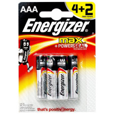 Батарейка Energizer Max AAA 4+2шт mini slide 1