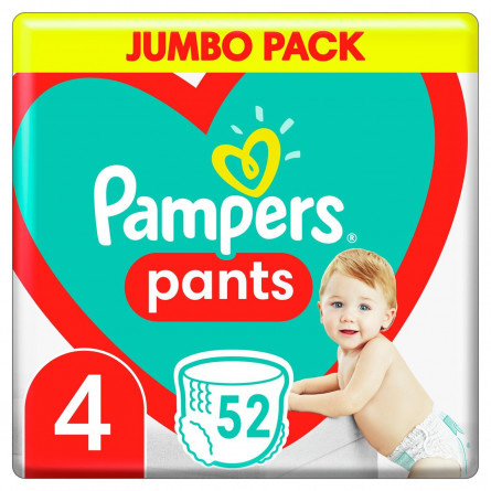 Підгузки-трусики Pampers Pants Розмір 4 9-15кг 52шт slide 1