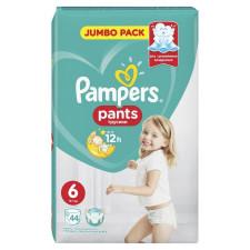Подгузники-трусики Pampers Pants размер 6 Extra Large 15+кг 44шт mini slide 1