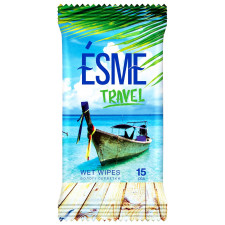Вологі серветки Esme Travel 15шт mini slide 4