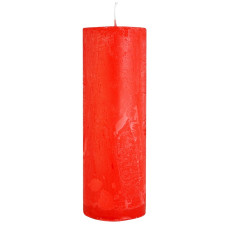 Свічка Pragnis Рустік червоний 16x5,5см mini slide 1