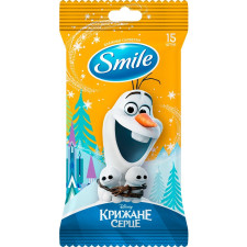 Серветки вологі Smile Frozen 15шт mini slide 1