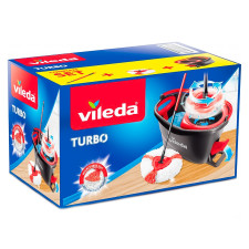 Комплект Vileda Easywring Clean Turbo для прибирання сіро-червоний mini slide 4